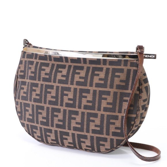 Fendi Leather Zucca Bag Tote - Picture 1 of 12